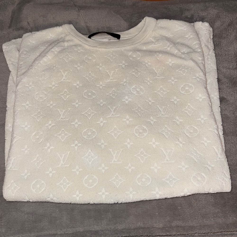 Mens Louis Vuitton Velour shirt
